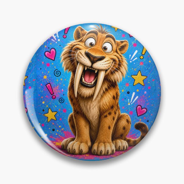 Item preview, Goofy Saber Tooth Pop Art designed and sold by Rohan132.