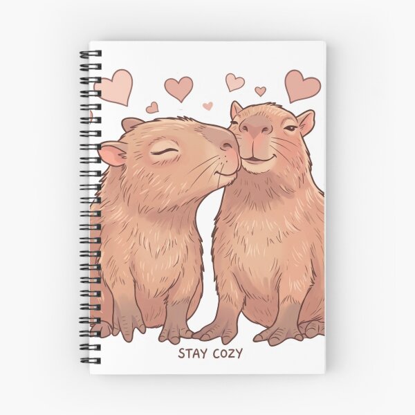 Item preview, Cute capybaras designed and sold by Cozy Beam Studio.
