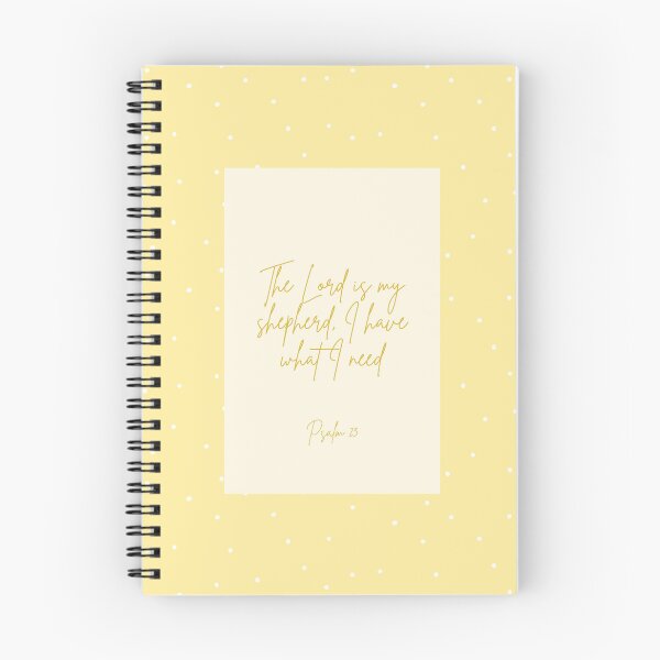 Item preview, He Is My Shepherd Polka Dot Notebook designed and sold by RoseDesigns05.