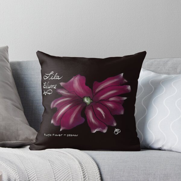 Item preview, Purple Flower in German is Lila Blume designed and sold by AECmedia.