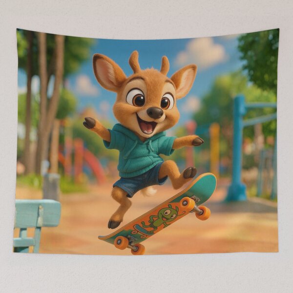 Item preview, Skater White-Tail Deer designed and sold by Sillytoe.