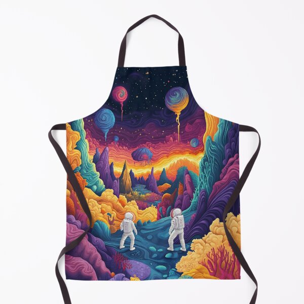 Item preview, Lollipop Planet Exploration: Surreal Astronaut Art designed and sold by LuminousFoundry.