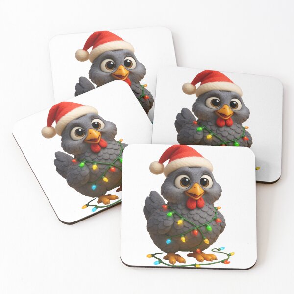Item preview, Christmas Blue Andalusian Chicken 1 designed and sold by Sillytoe.