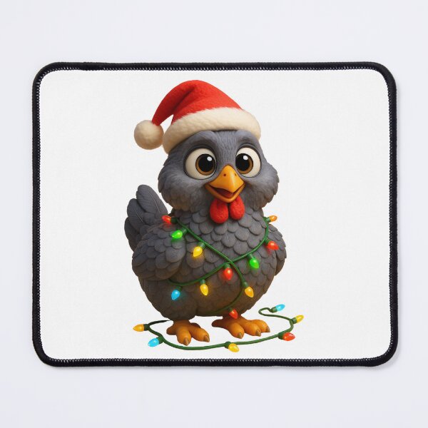 Item preview, Christmas Blue Andalusian Chicken 1 designed and sold by Sillytoe.