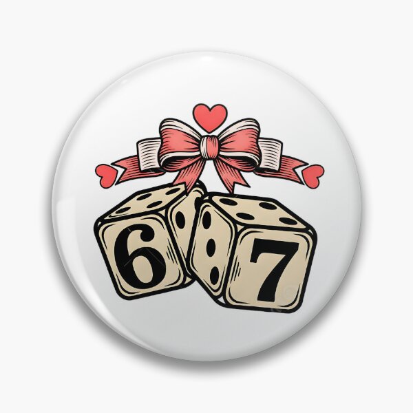 Item preview, Playing Cards Preppy Dice 6 7 Valentine  dice cherry heart coquette art designed and sold by ArtDesignTp.