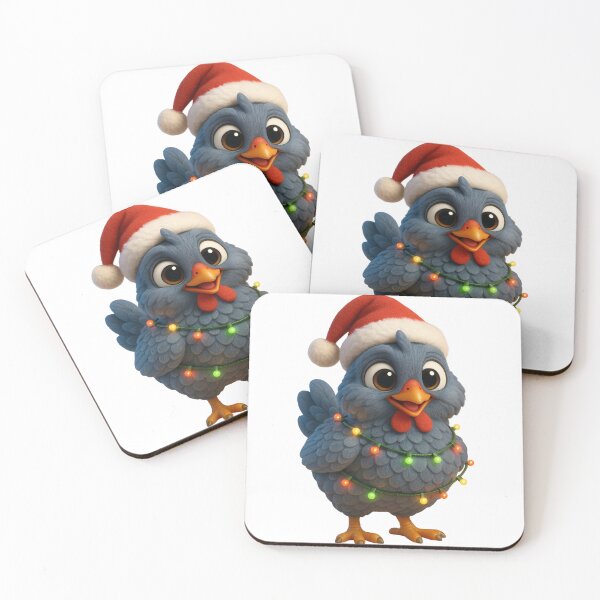 Item preview, Christmas Blue Andalusian Chicken 2 designed and sold by Sillytoe.