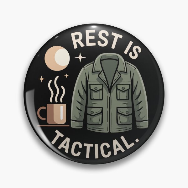 Item preview, Permission to Pause | Rest Is Tactical Mental Health Sticker | PTSD Recovery Self Care Gift for Therapists Veterans & Survivors designed and sold by ُEldalal-Design.