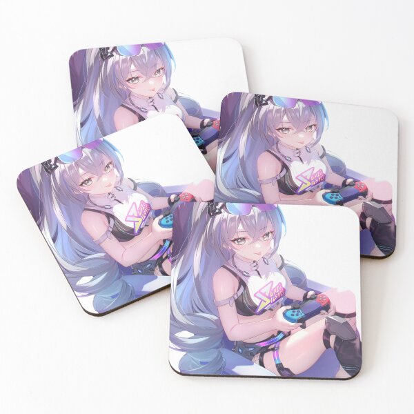 Item preview, Silver Wolf Gamer Chair Honkai Star Rail designed and sold by KomiArts.