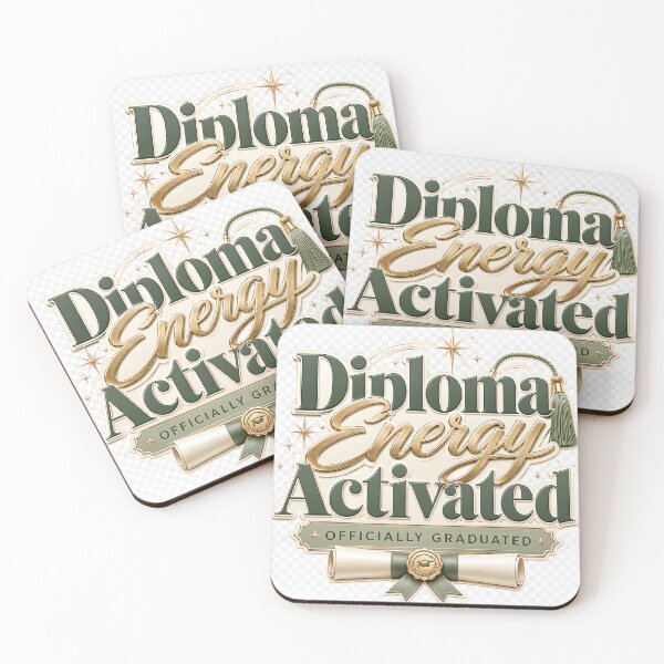 Item preview, Diploma Energy Activated Graduation Emblem designed and sold by Ned_Studio.