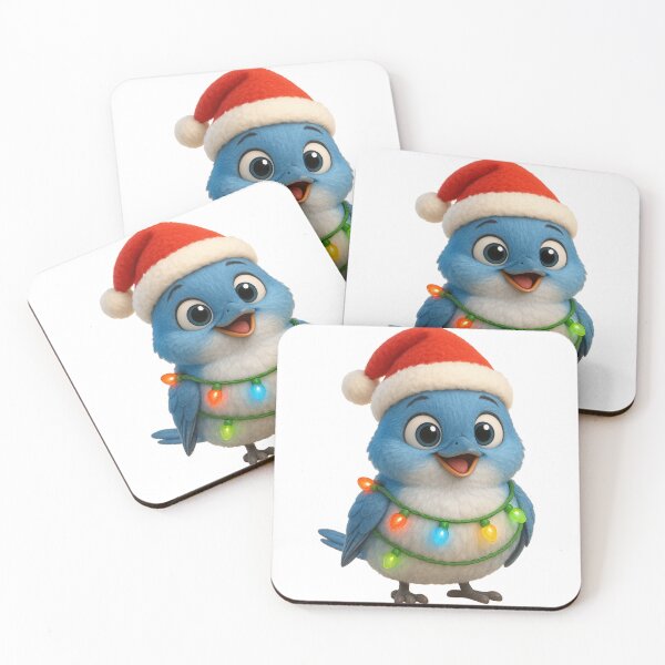 Item preview, Christmas Blue Gray Gnatcatcher designed and sold by Sillytoe.
