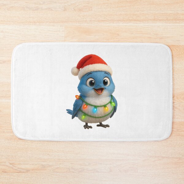Item preview, Christmas Blue Gray Gnatcatcher designed and sold by Sillytoe.