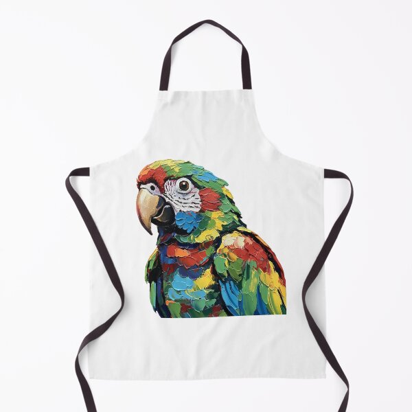Item preview, World Parrot Day Palette Knife Painting Tropical Bird Art designed and sold by GymTanLaundry.