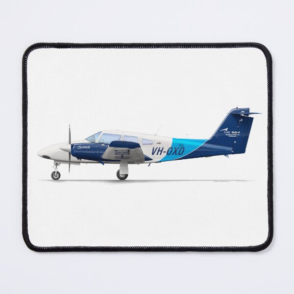 Item preview, PIPER SEMINOLE VH-OXD OXFORD 2017 designed and sold by Grubby Fingers Aircraft Illustration.