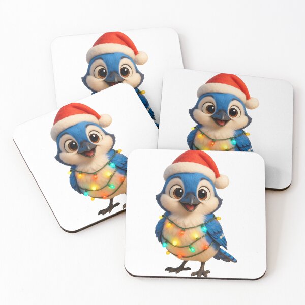 Item preview, Christmas Blue Jay designed and sold by Sillytoe.