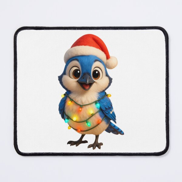 Item preview, Christmas Blue Jay designed and sold by Sillytoe.