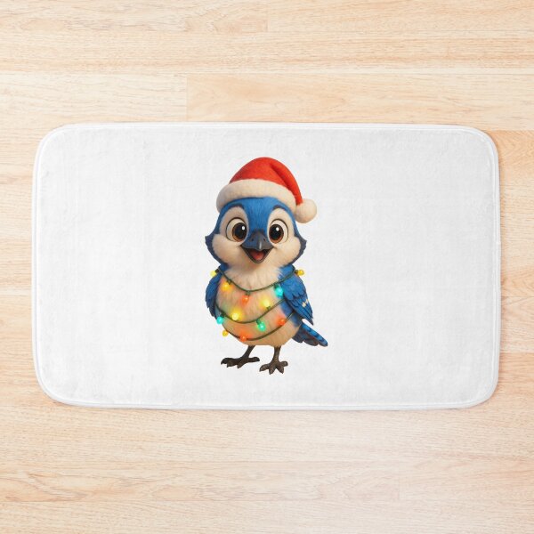 Item preview, Christmas Blue Jay designed and sold by Sillytoe.