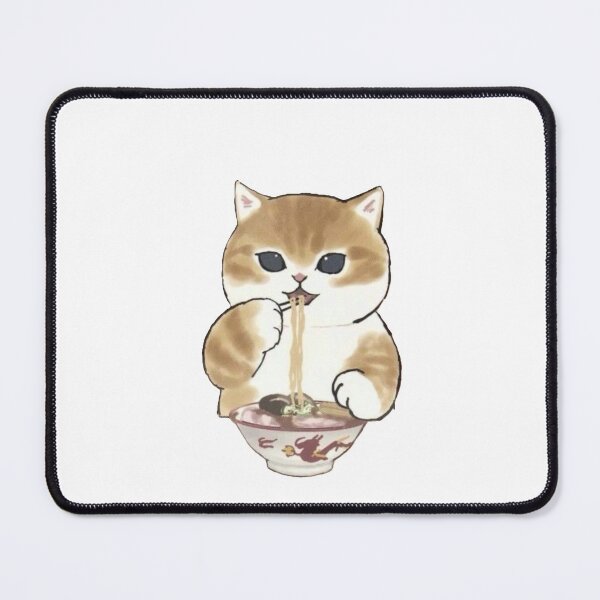 Item preview, Mofusand - Cat Eating Ramen designed and sold by penny555.