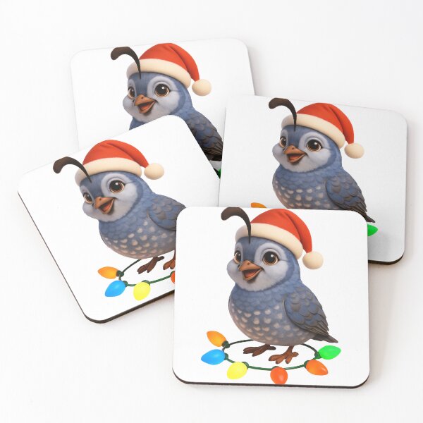 Item preview, Christmas Blue Quail 1 designed and sold by Sillytoe.