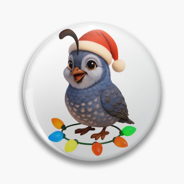 Item preview, Christmas Blue Quail 1 designed and sold by Sillytoe.