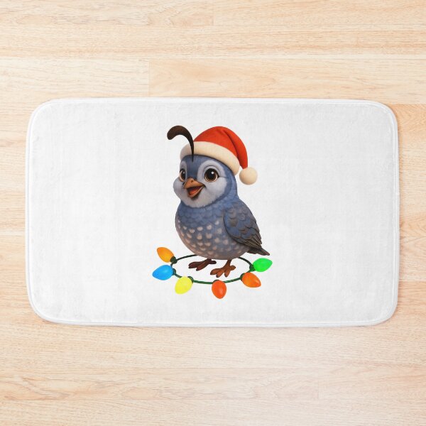 Item preview, Christmas Blue Quail 1 designed and sold by Sillytoe.