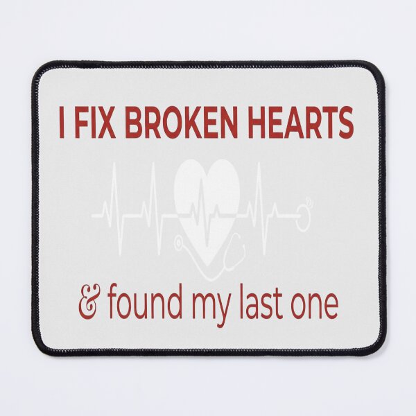 Item preview, Romantic medical heart with wedding humor designed and sold by BriSher.