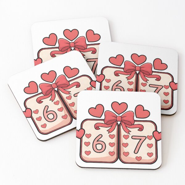Item preview, funny 67 playing Card six seven Dice  Valentine  designed and sold by ArtDesignTp.