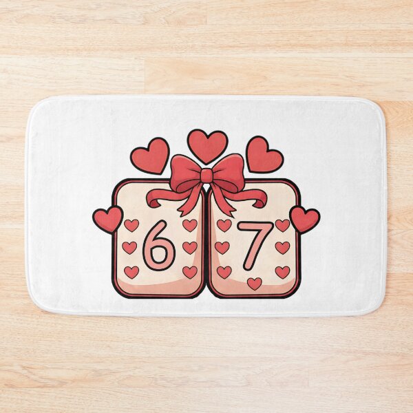 Item preview, funny 67 playing Card six seven Dice  Valentine  designed and sold by ArtDesignTp.