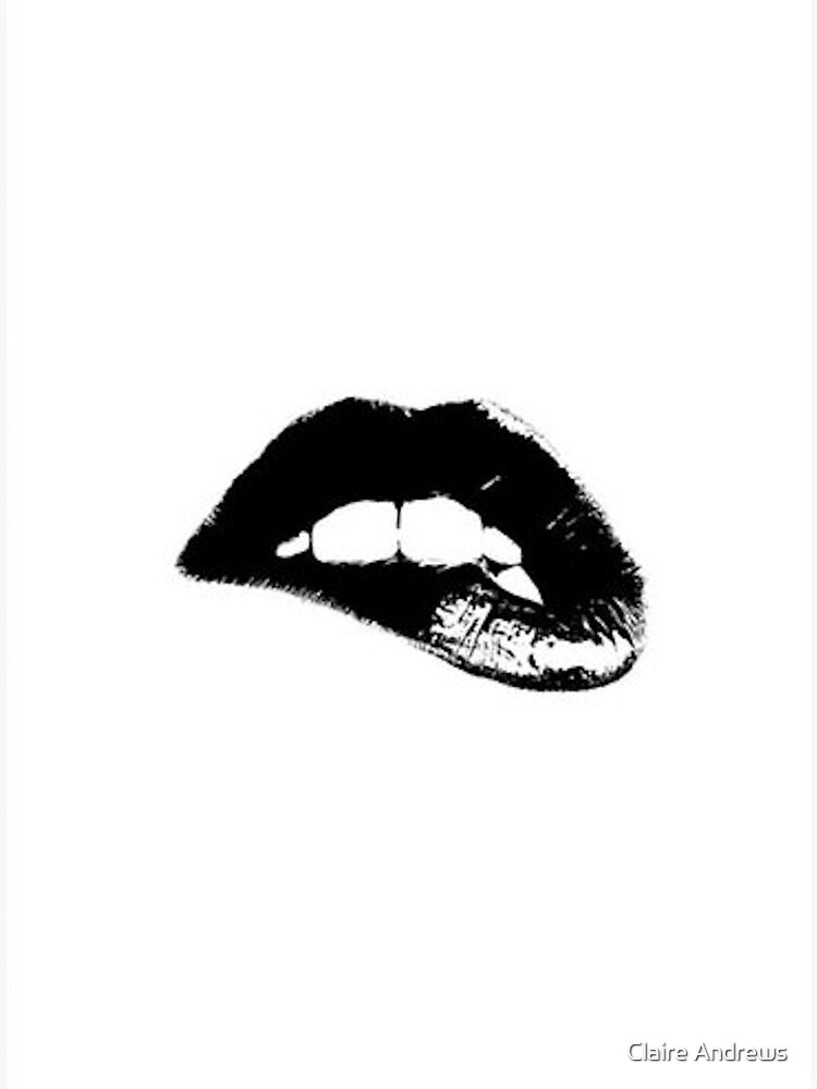 Black and White Lips Wall Decor by Claireandrewss