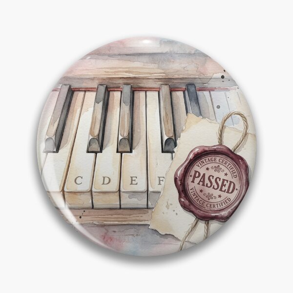 Item preview, Piano Exam Passed Congratulations Card | Certified Musician Stamp | Music Exam Success Gift designed and sold by MelodicArt.