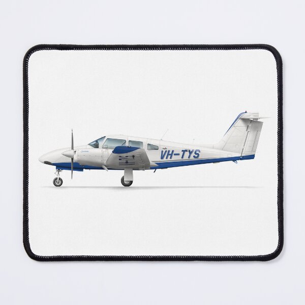 Item preview, PIPER SEMINOLE VH-TYS MOORABBIN FLYING SERVICES designed and sold by Grubby Fingers Aircraft Illustration.