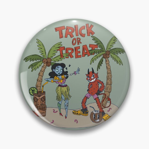 Item preview, Spooky Retro Luau designed and sold by LMHDesigns.