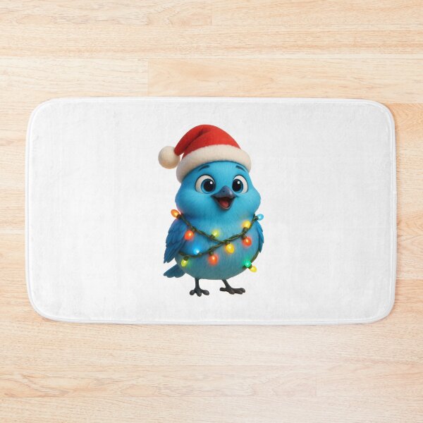 Item preview, Christmas Blue Tanager designed and sold by Sillytoe.