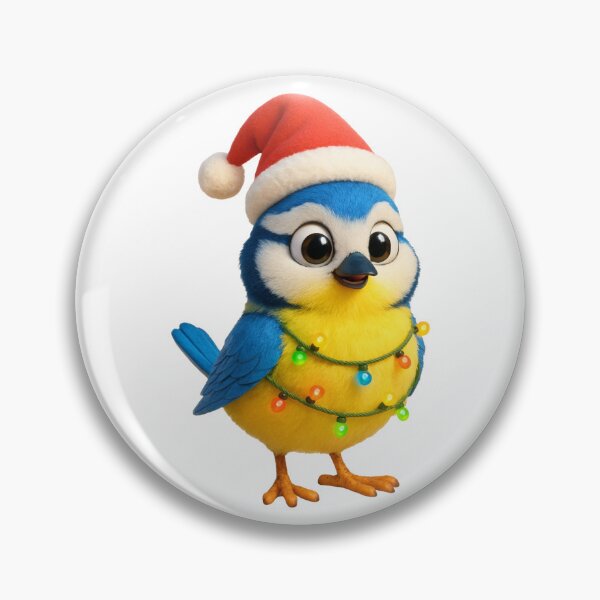 Item preview, Christmas Blue Tit designed and sold by Sillytoe.