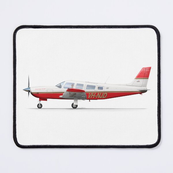 Item preview, Piper PA-32 Saratoga VH-NJD designed and sold by Grubby Fingers Aircraft Illustration.