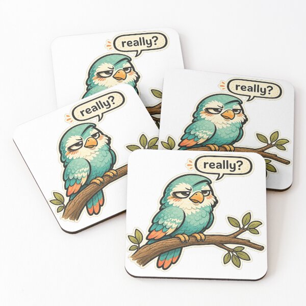Item preview, Judgy Bird Cute Sarcastic Animal Design designed and sold by EastEndTownie.