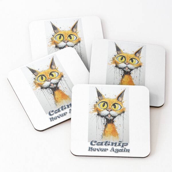 Item preview, Never Again! Cat Swears Off Catnip — Funny Cat designed and sold by Twenty93.