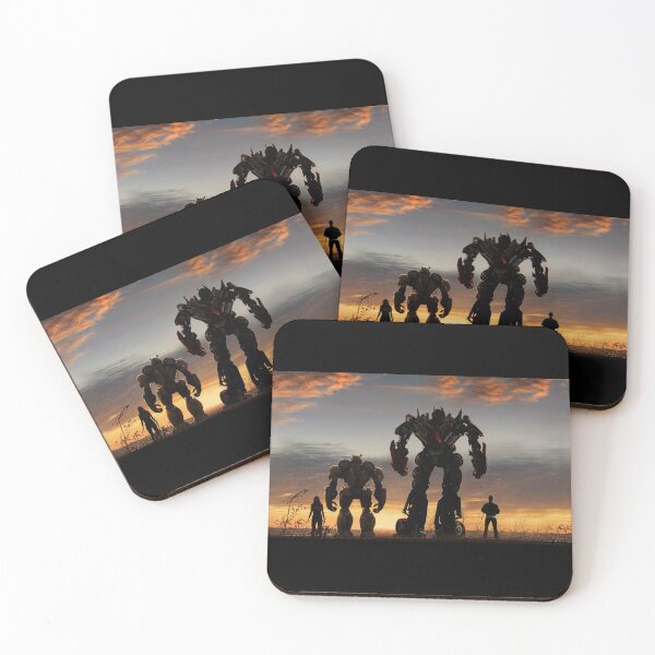 Item preview, Optimus and Bumblebee (with Sam and Charlie) Sunset designed and sold by praisethematrix.