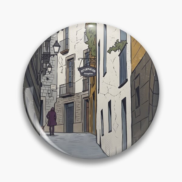 Item preview, A man and a dog in a Barcelona alley designed and sold by Carlos Lorenzo.