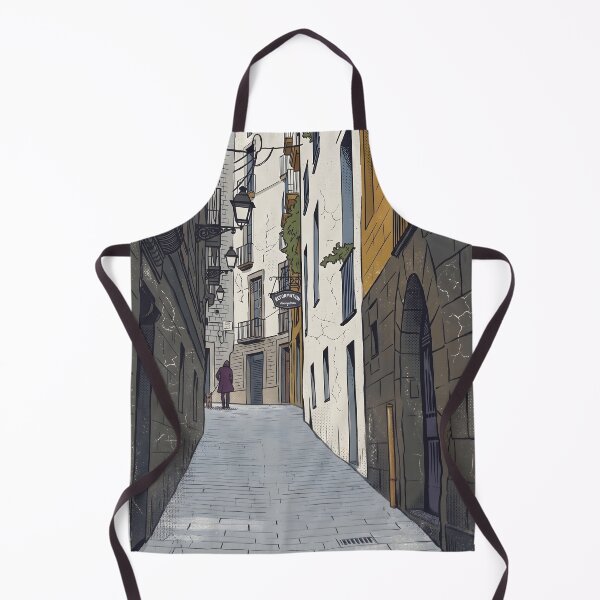 Item preview, A man and a dog in a Barcelona alley designed and sold by Carlos Lorenzo.