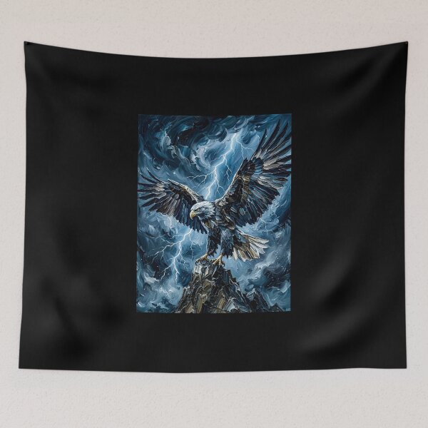 Item preview, stormbreaker eagles wallpaper designed and sold by astriebatik.