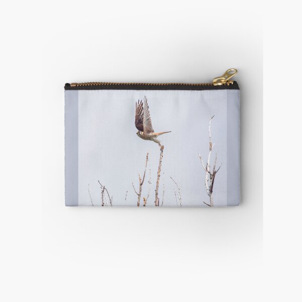 Item preview, Kestrel Leaping Off Tall Tree Branch designed and sold by CarolM.