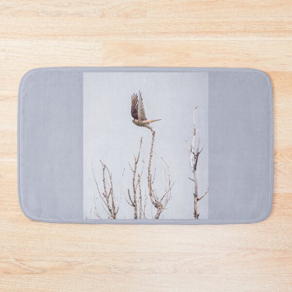 Item preview, Kestrel Leaping Off Tall Tree Branch designed and sold by CarolM.