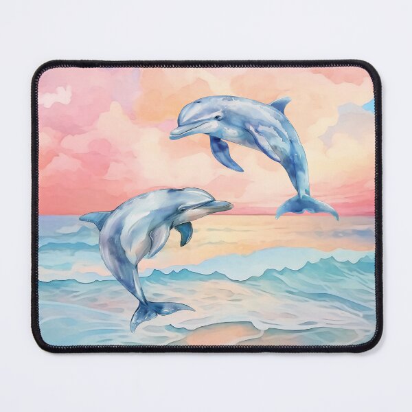 Item preview, Dolphins Leaping designed and sold by DonnaRaquel.
