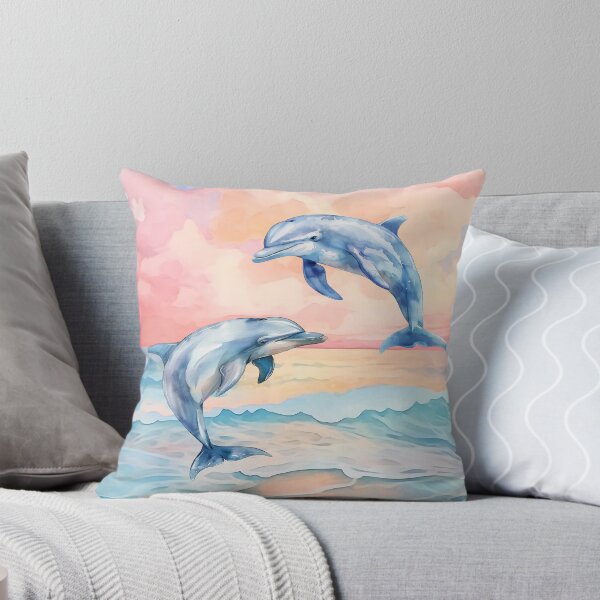 Item preview, Dolphins Leaping designed and sold by DonnaRaquel.