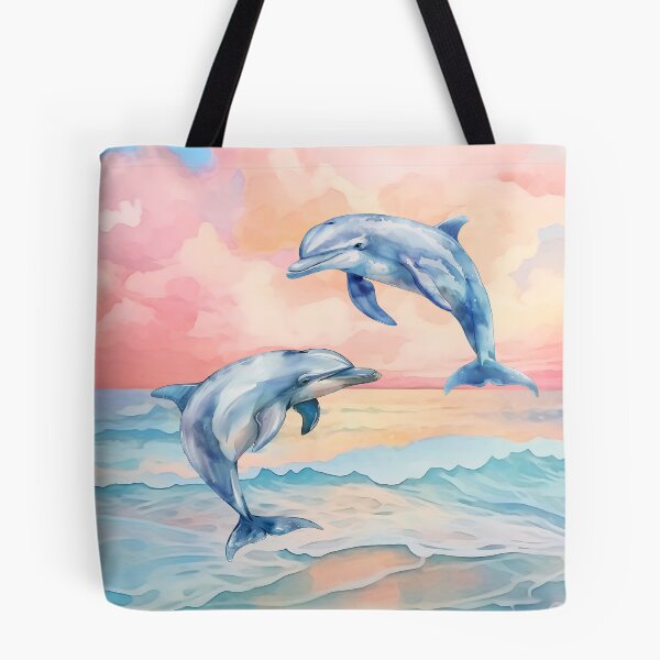 Item preview, Dolphins Leaping designed and sold by DonnaRaquel.