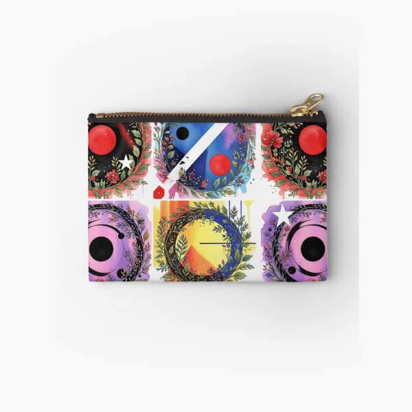 Item preview, cosmic pop geometry botanical  colorful geometric abstract design designed and sold by SmashingDeals.