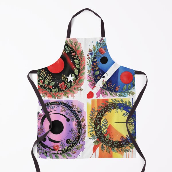 Item preview, cosmic pop geometry botanical  colorful geometric abstract design designed and sold by SmashingDeals.