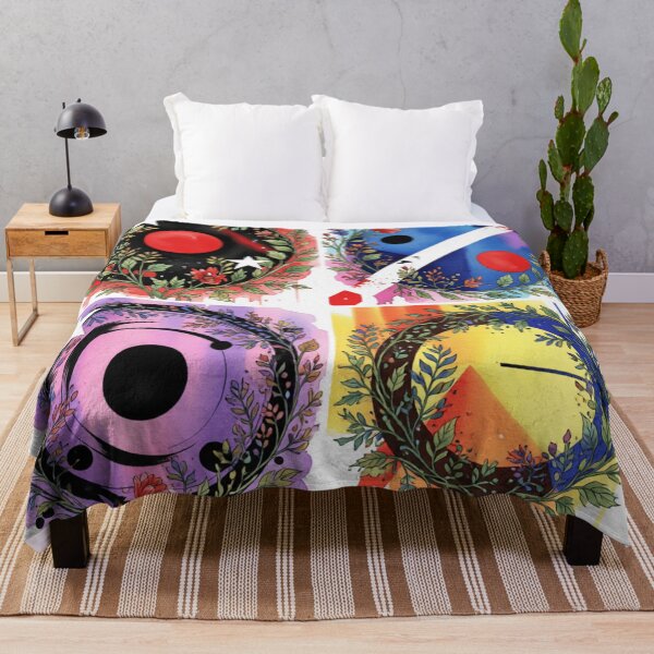 Item preview, cosmic pop geometry botanical colorful geometric abstract design designed and sold by SmashingDeals.