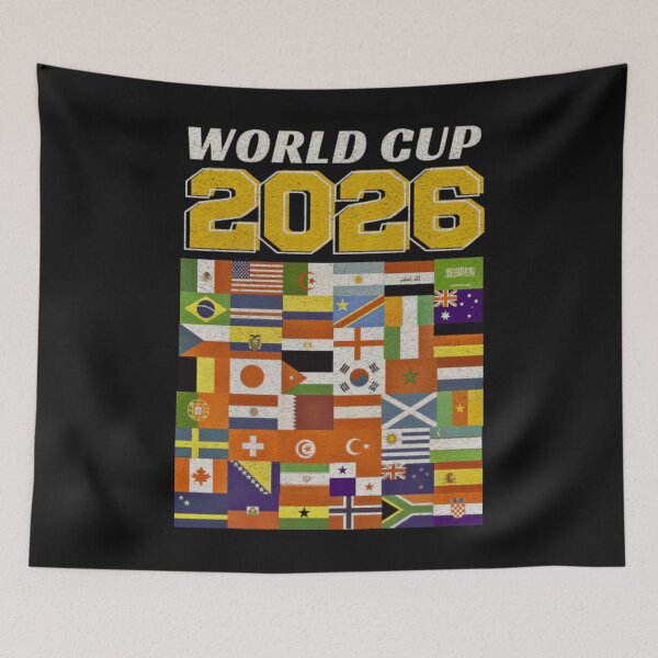 Item preview, Global Soccer 2026 International Flags Football Tournament Classic T-Shirt designed and sold by BlitCrankMath.
