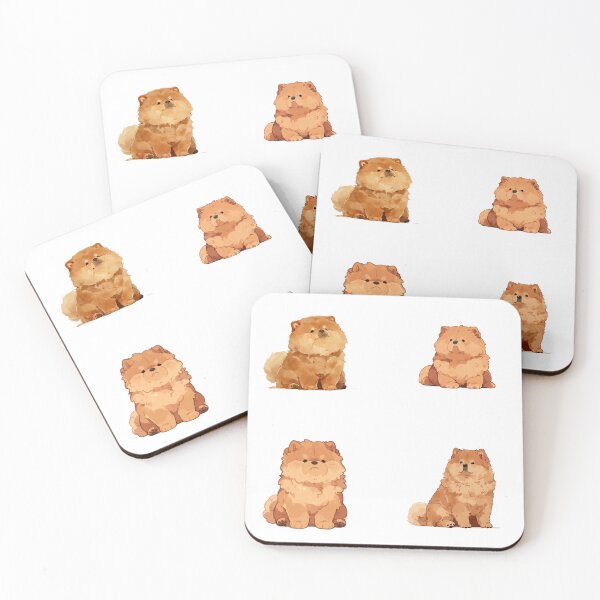 Item preview, Mini Cute Chow chow puppy dogs sticker pack designed and sold by MendaciousMina.
